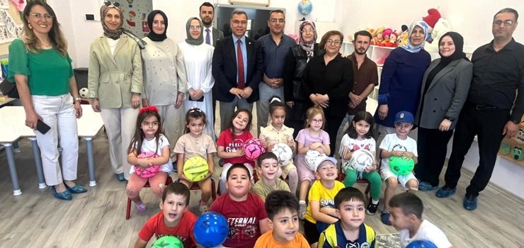 MİNİKLER İÇİN OYUN ODASI AÇILDI