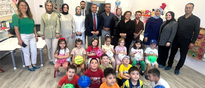 MİNİKLER İÇİN OYUN ODASI AÇILDI