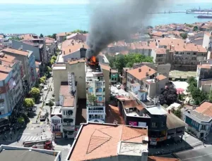 Tekirdağ’da Pastanede Yangın