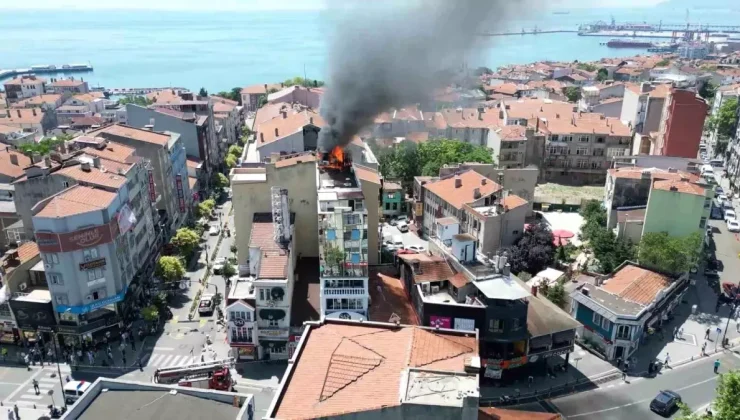 Tekirdağ’da Pastanede Yangın